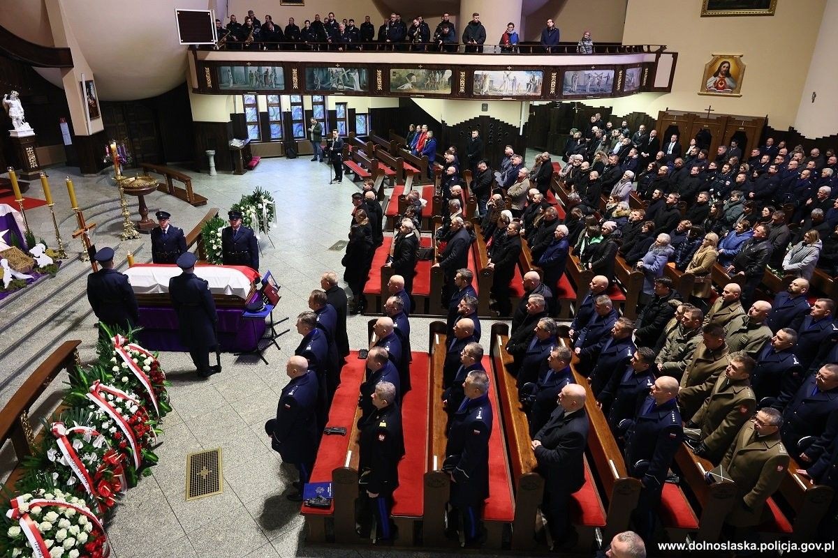 Pogrzeb dolnośląskich policjantów