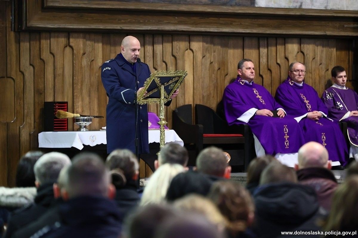 Pogrzeb dolnośląskich policjantów
