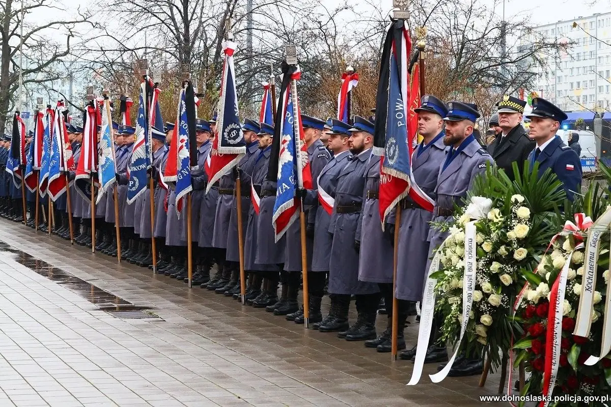 Pogrzeb dolnośląskich policjantów