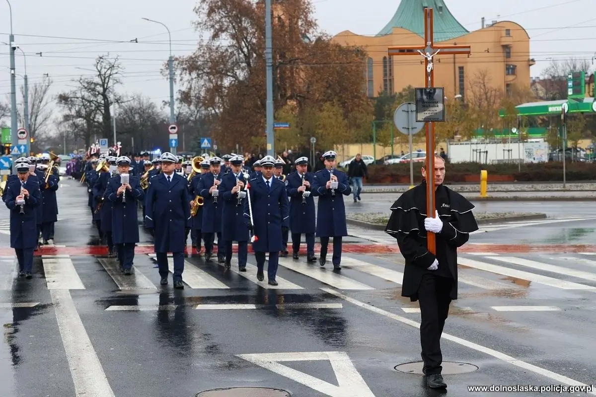 Pogrzeb dolnośląskich policjantów