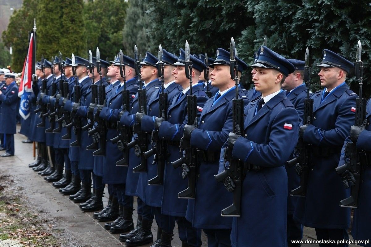 Pogrzeb dolnośląskich policjantów