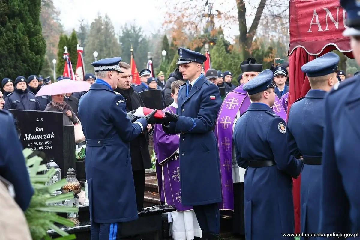 Pogrzeb dolnośląskich policjantów