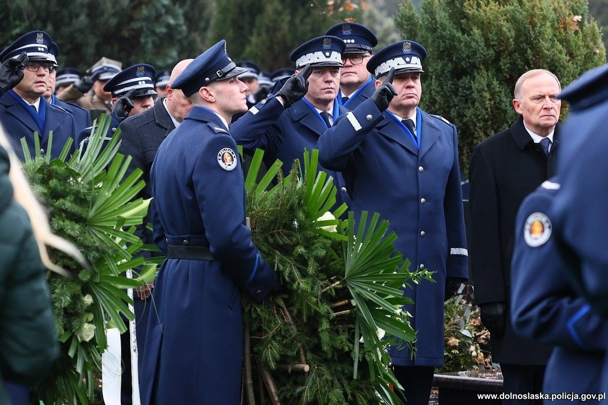 Pogrzeb dolnośląskich policjantów