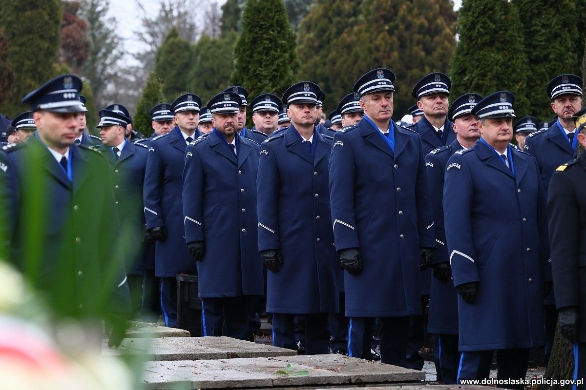Pogrzeb dolnośląskich policjantów