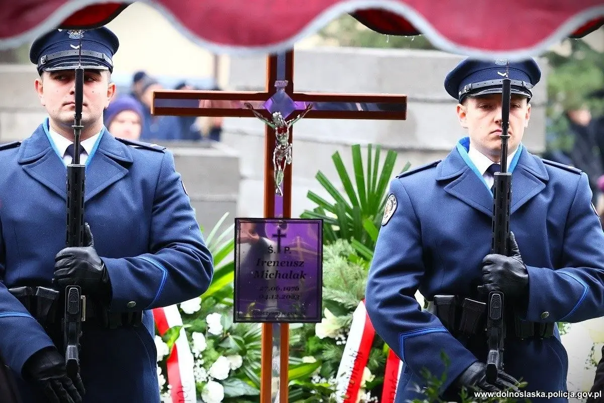 Pogrzeb dolnośląskich policjantów