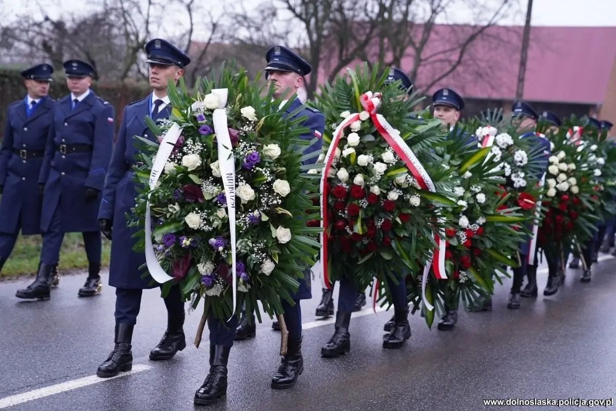 Pogrzeb dolnośląskich policjantów