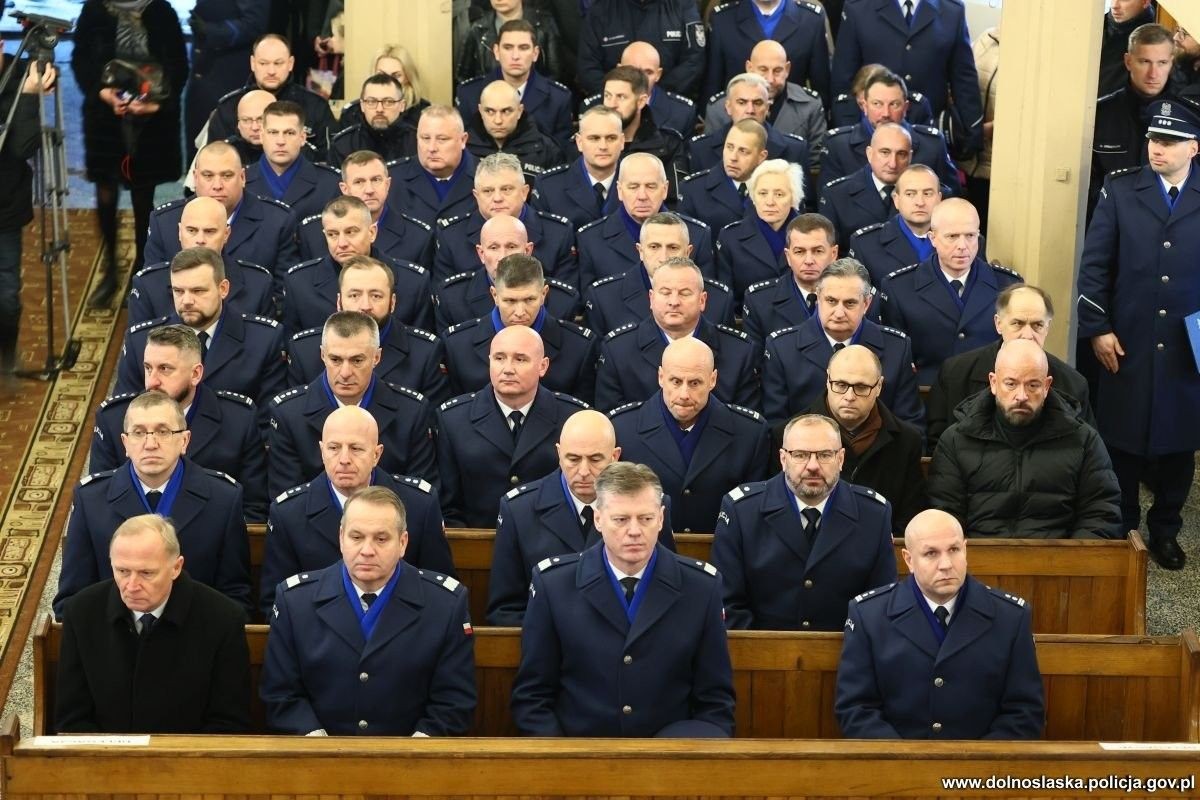 Pogrzeb dolnośląskich policjantów