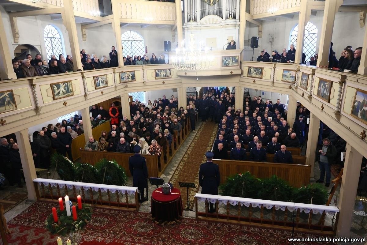 Pogrzeb dolnośląskich policjantów