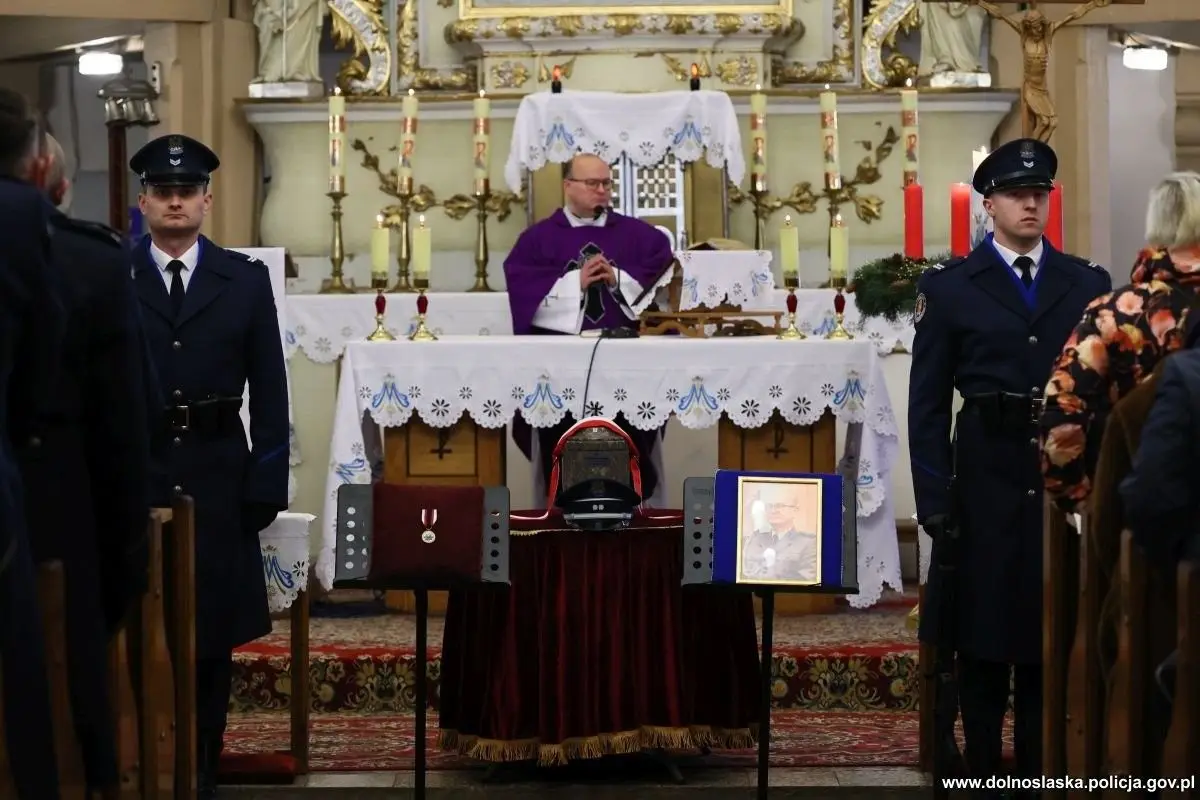 Pogrzeb dolnośląskich policjantów