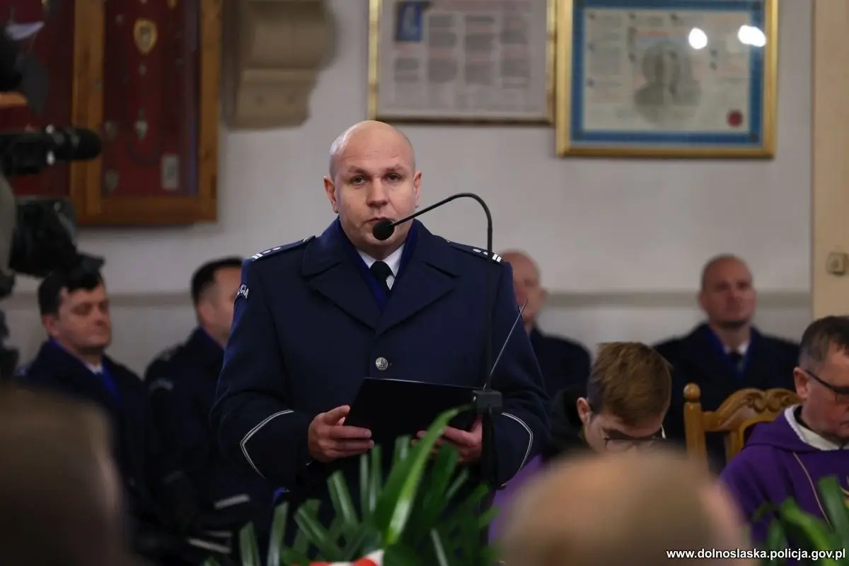 Pogrzeb dolnośląskich policjantów