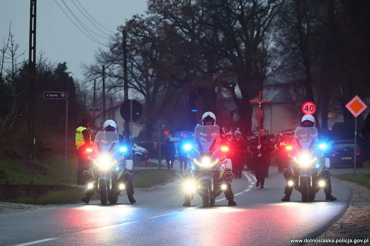 Pogrzeb dolnośląskich policjantów