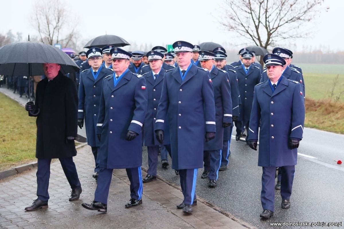 Pogrzeb dolnośląskich policjantów