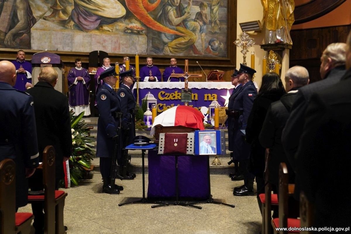 Pogrzeb dolnośląskich policjantów