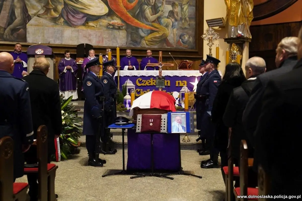 Pogrzeb dolnośląskich policjantów