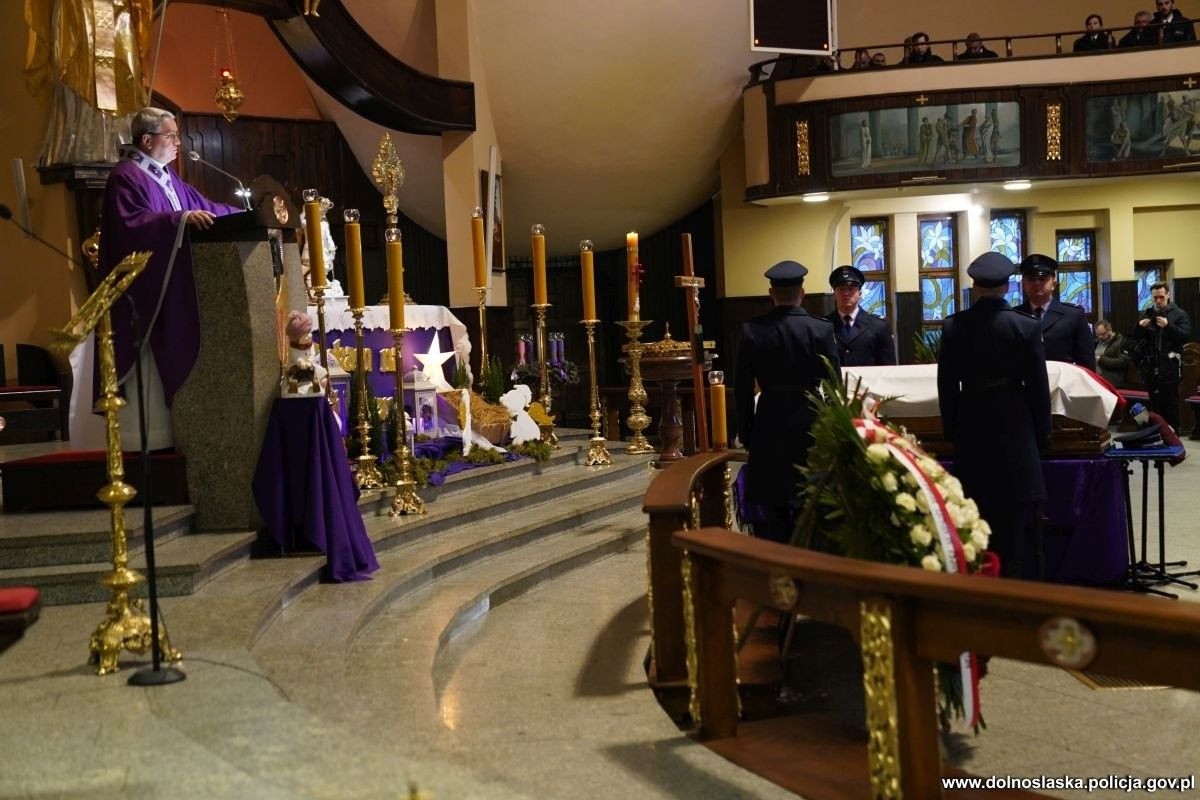 Pogrzeb dolnośląskich policjantów