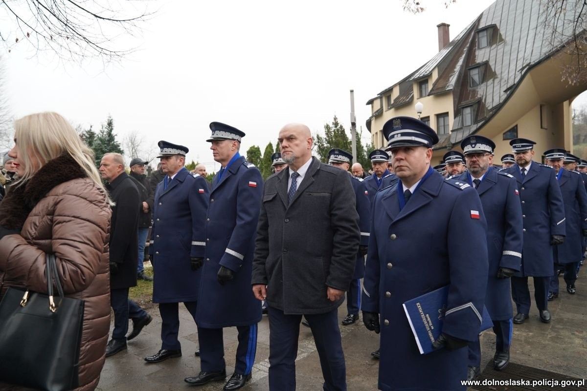 Pogrzeb dolnośląskich policjantów