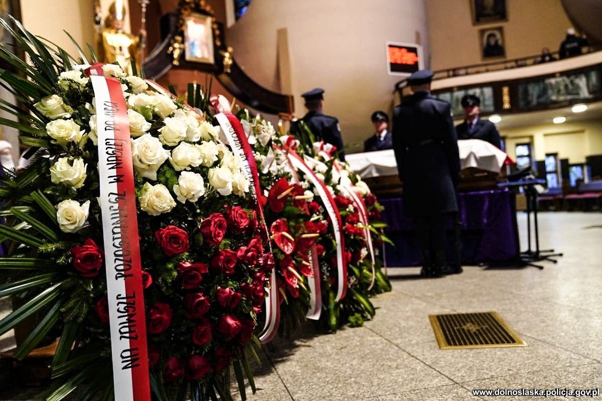 Pogrzeb dolnośląskich policjantów