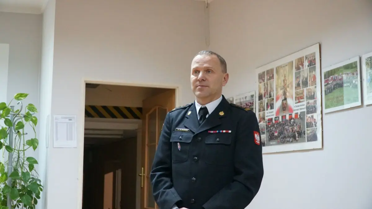 Odprawa roczna w Komendzie Powiatowej PSP w Bolesławcu