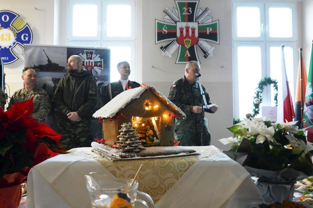 Wigilia w 23 Śląskim Pułku Artylerii w Bolesławcu