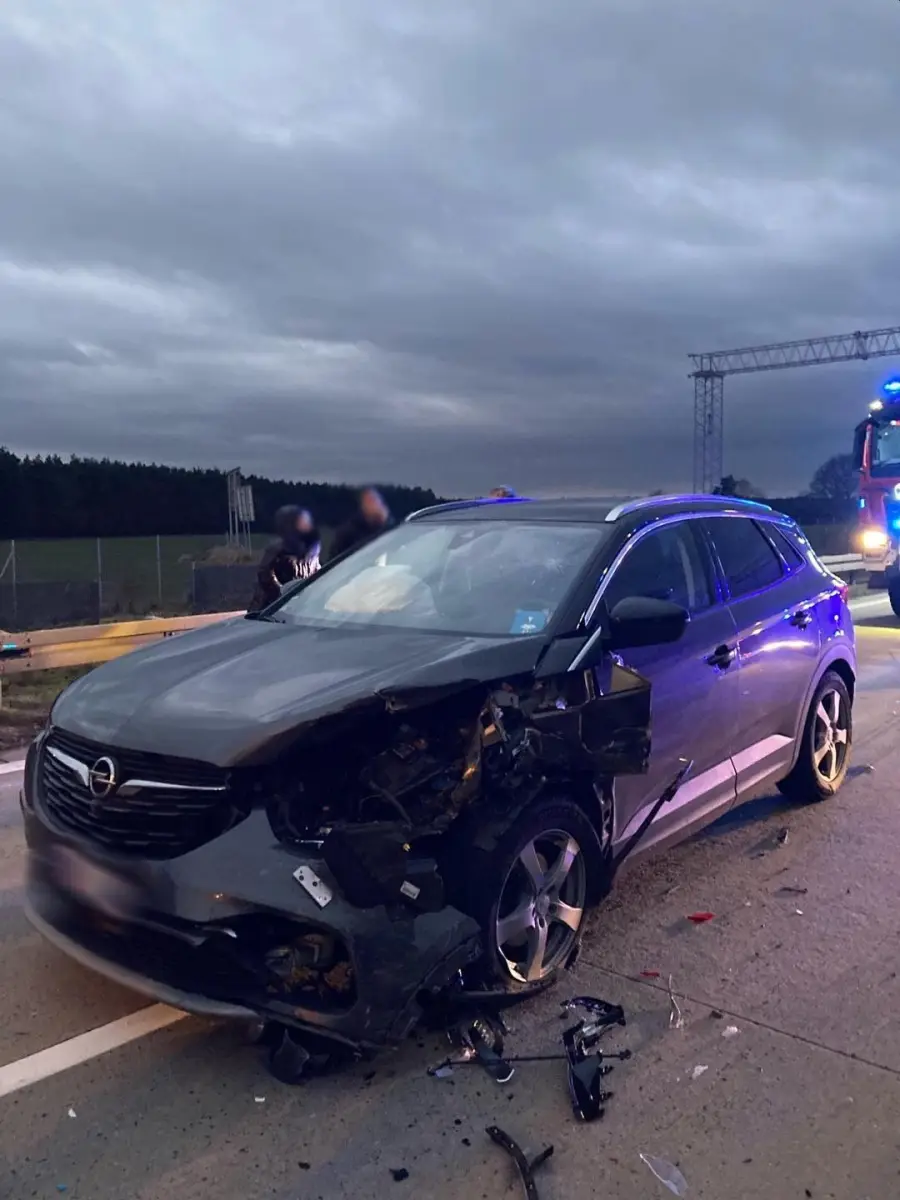 Zderzenie czterech aut na A4 koło Szczytnicy