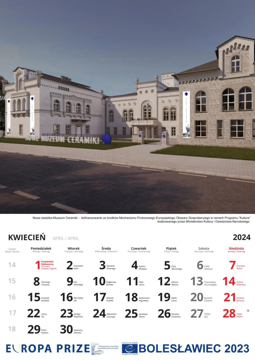 Kalendarz miejski na 2024 rok