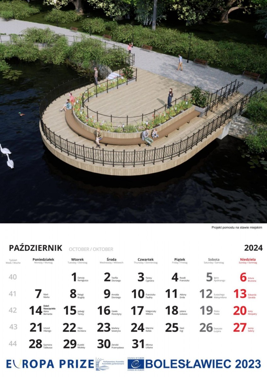 Kalendarz miejski na 2024 rok