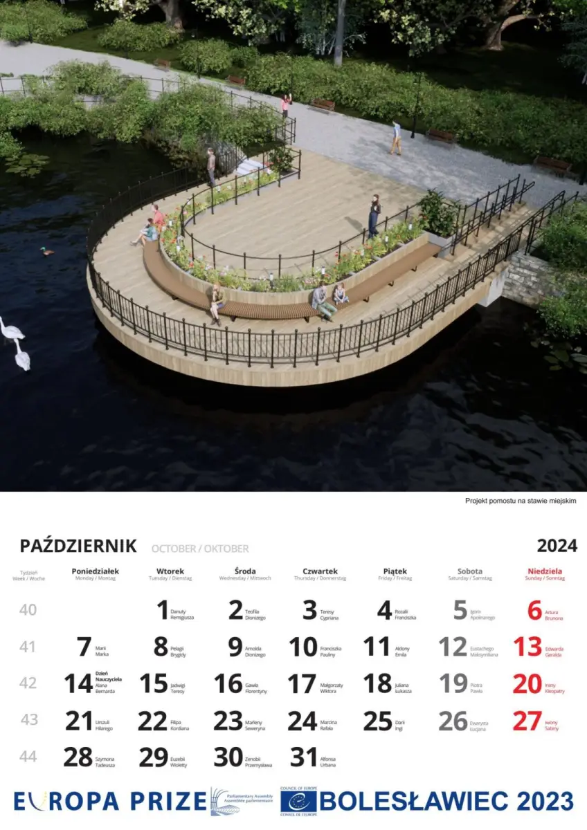Kalendarz miejski na 2024 rok