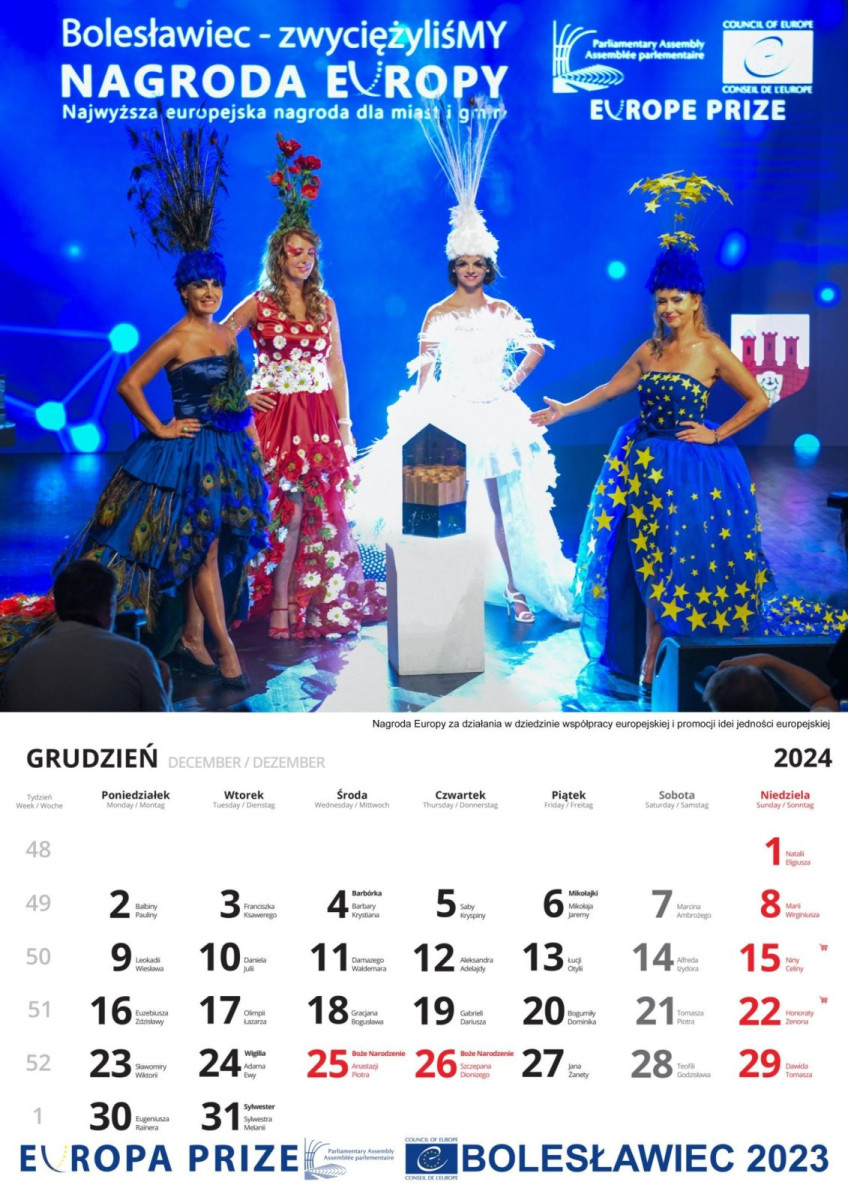 Kalendarz miejski na 2024 rok