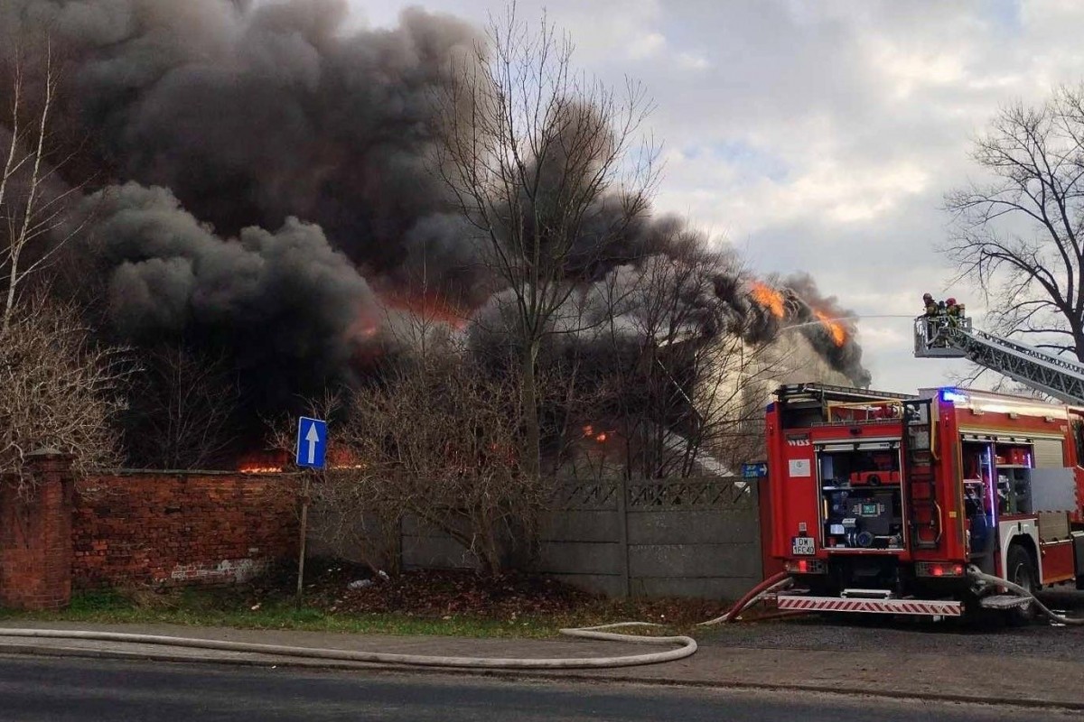 Pożar w Gromadce