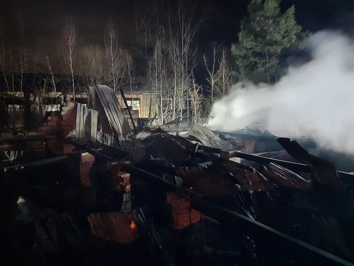 Akcja straży pożarnej w Gromadce