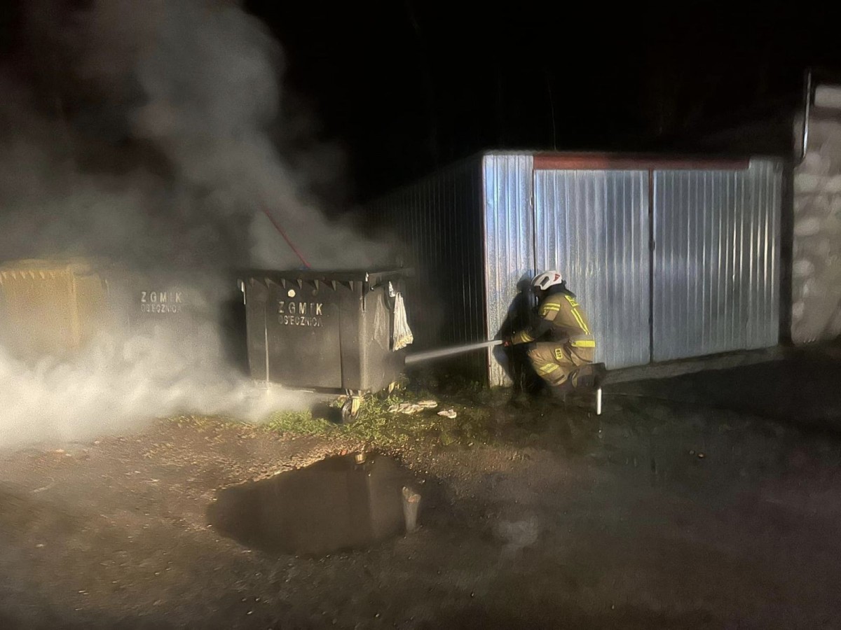 Akcja straży pożarnej w Osiecznicy