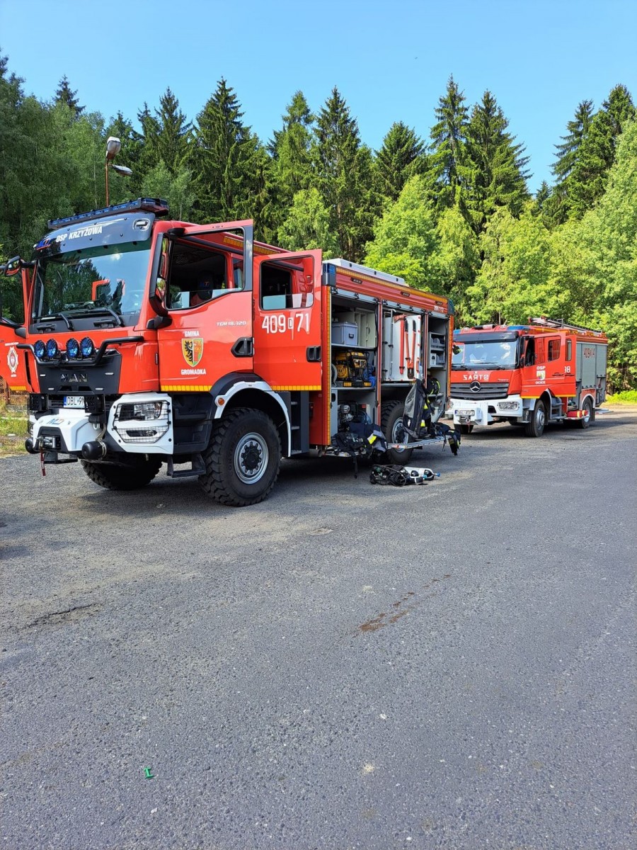 Działania OSP Krzyżowa