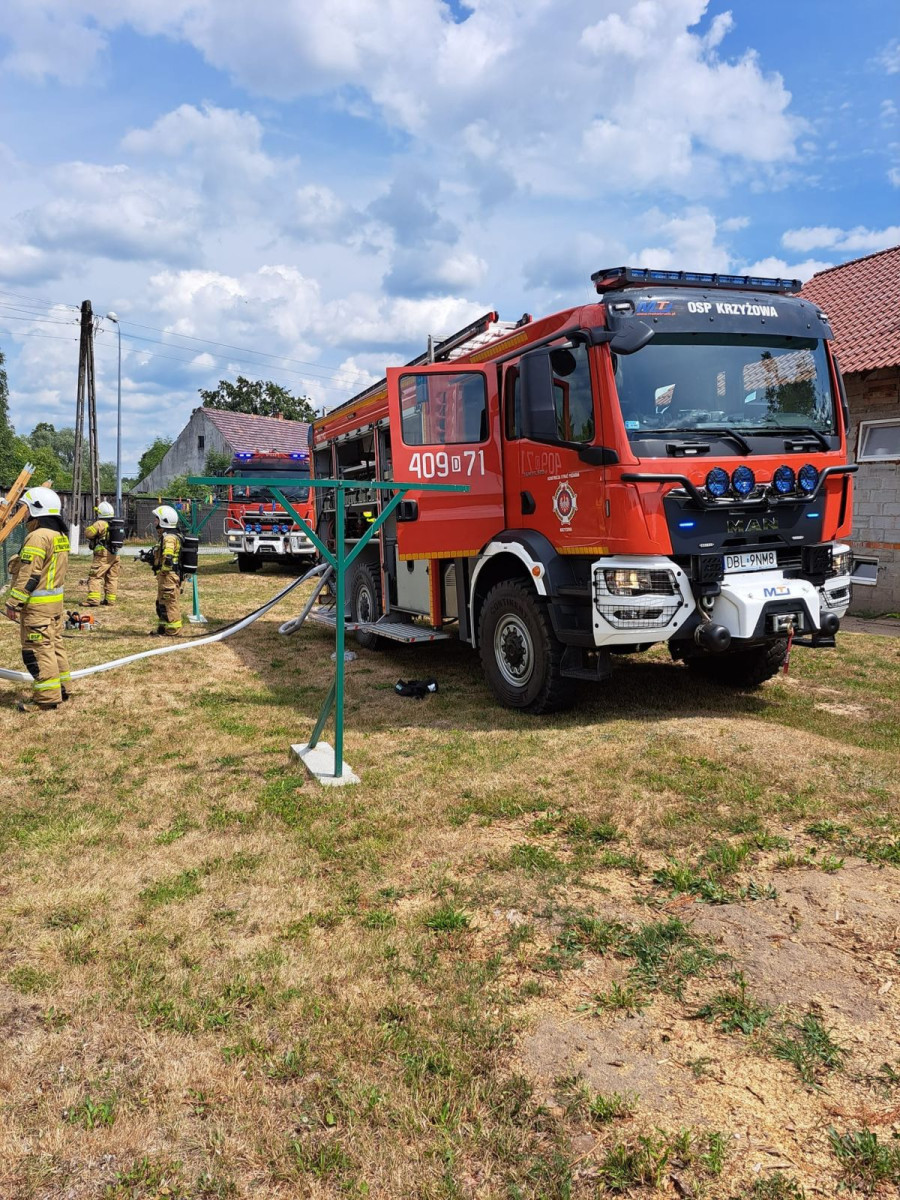 Działania OSP Krzyżowa