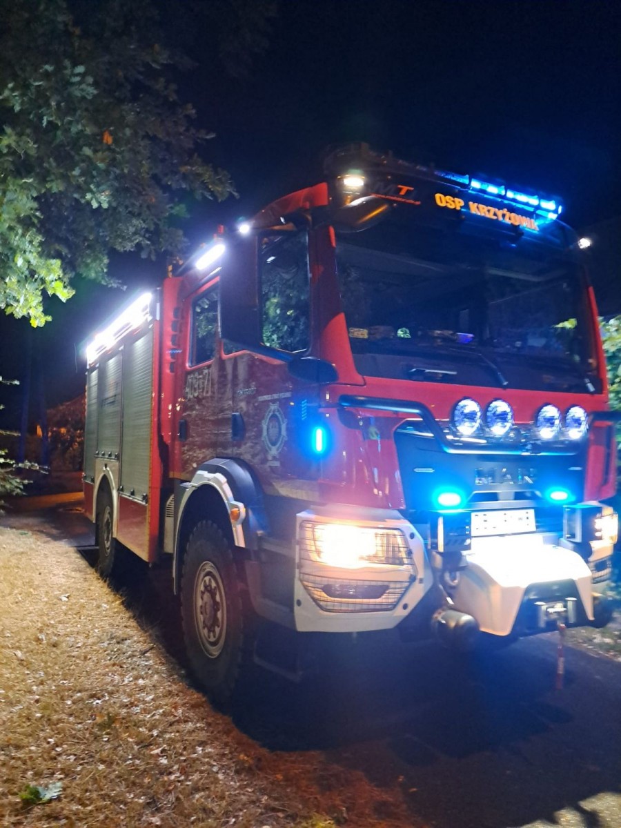 Działania OSP Krzyżowa