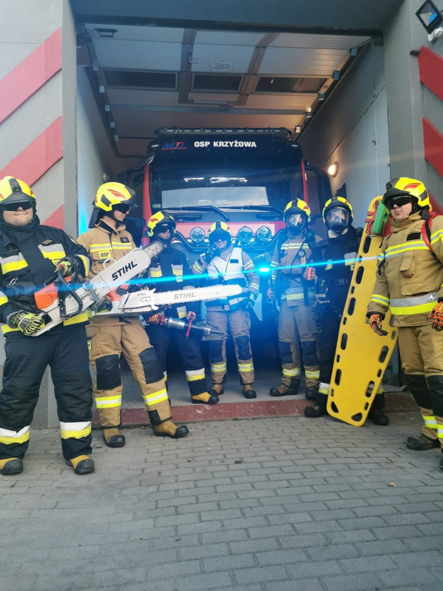 Działania OSP Krzyżowa