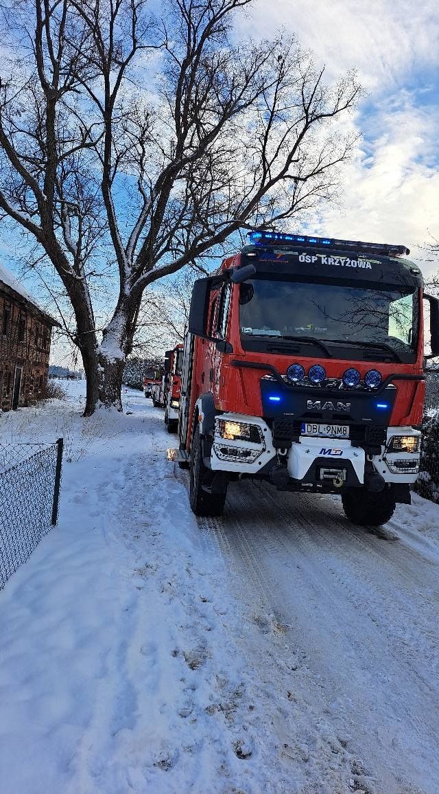 Działania OSP Krzyżowa