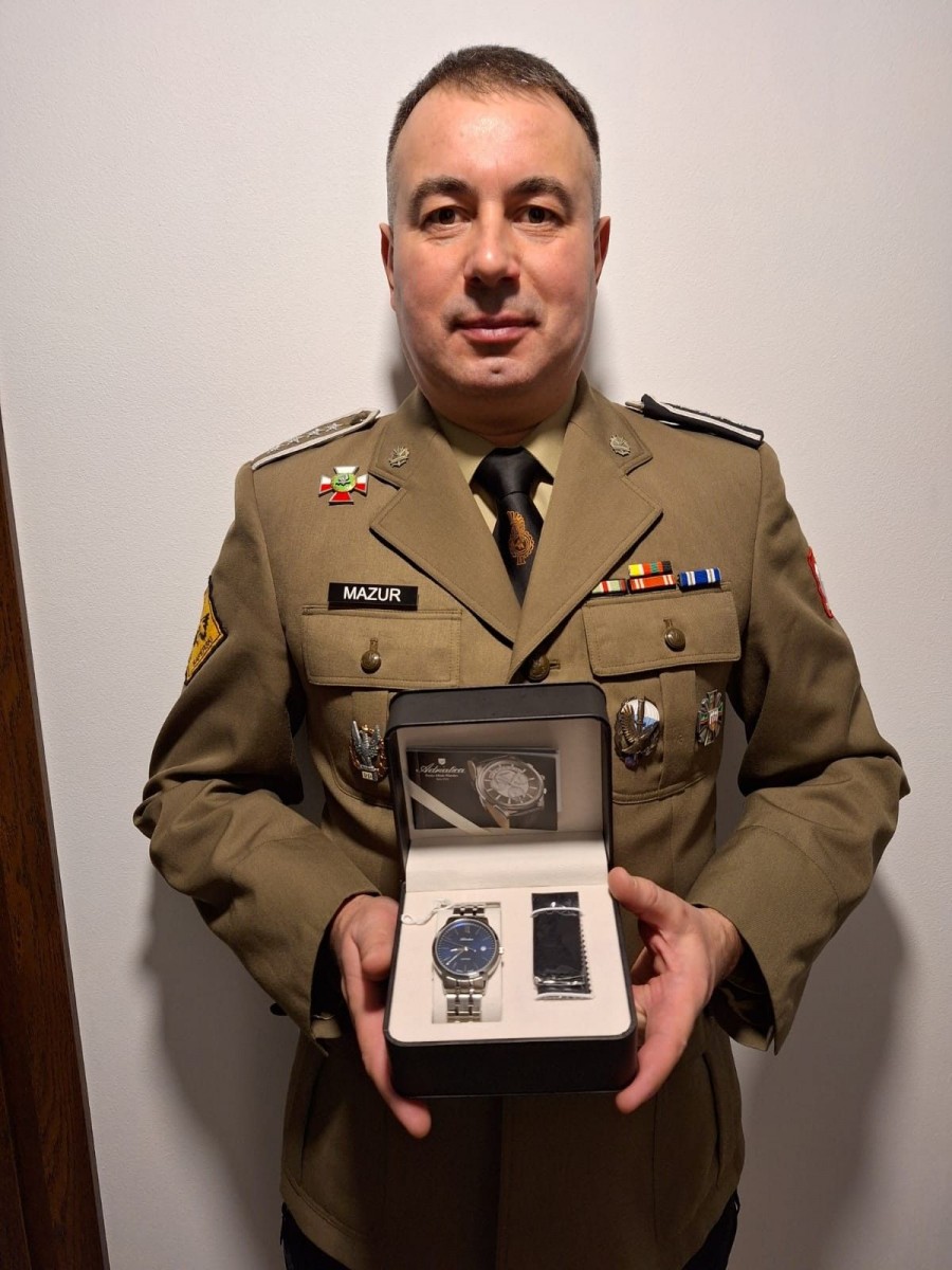 Dowódca bolesławieckich saperów doceniony