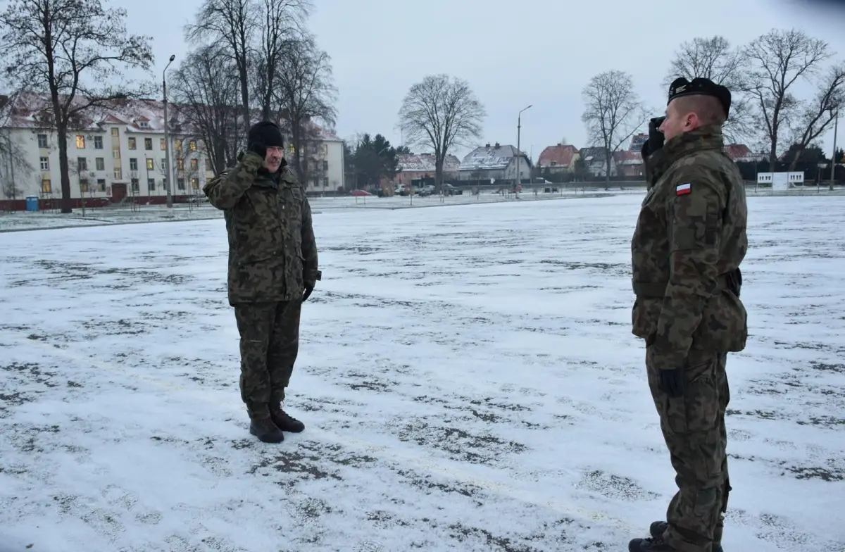 Uroczystość w 23 Śląskim Pułku Artylerii w Bolesławcu
