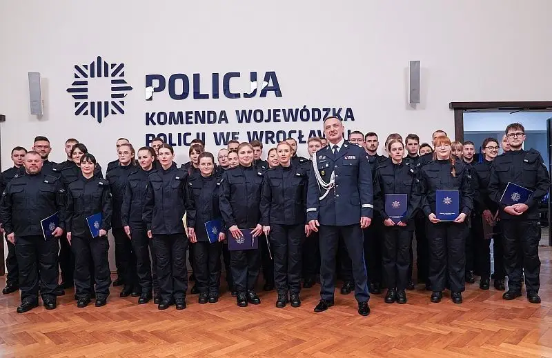 Uroczystość w KWP Wrocław