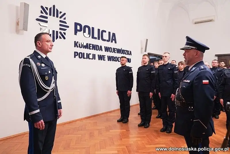 Uroczystość w KWP Wrocław