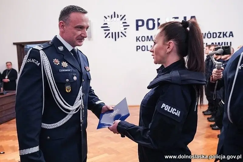 Uroczystość w KWP Wrocław