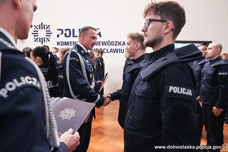 Uroczystość w KWP Wrocław