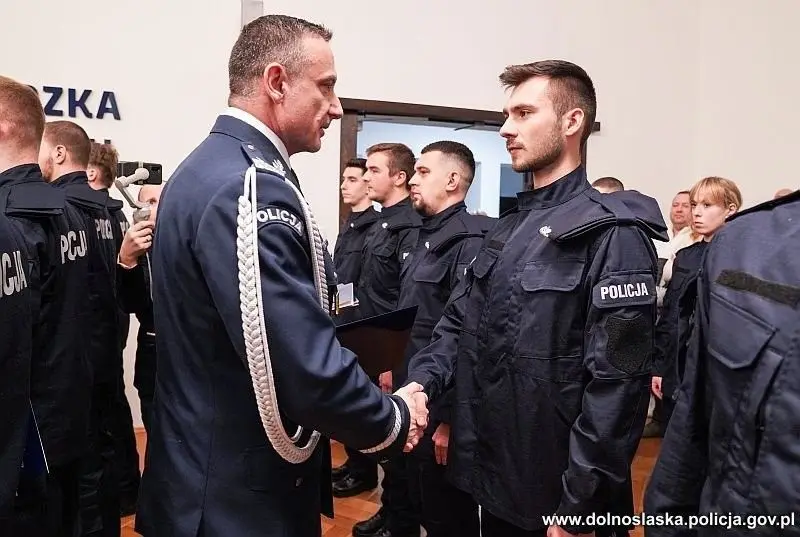 Uroczystość w KWP Wrocław