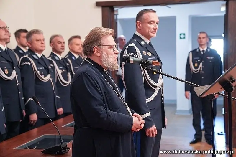 Uroczystość w KWP Wrocław