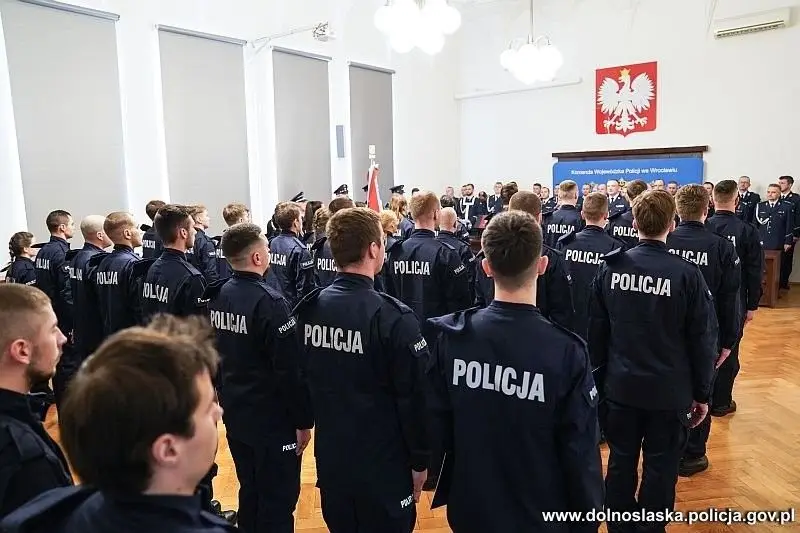 Uroczystość w KWP Wrocław
