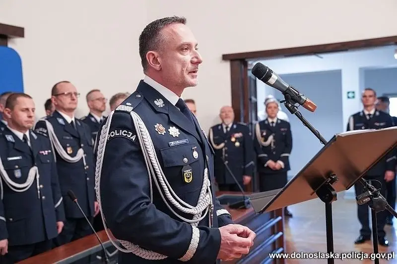 Uroczystość w KWP Wrocław