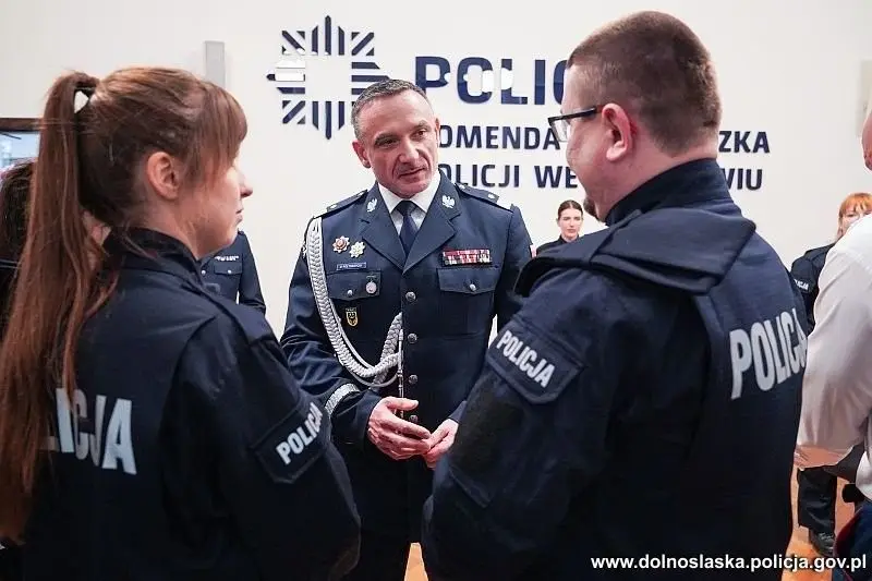 Uroczystość w KWP Wrocław