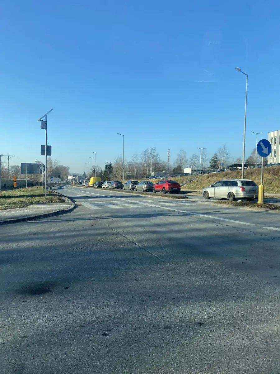 Korki na obwodnicy Bolesławca
