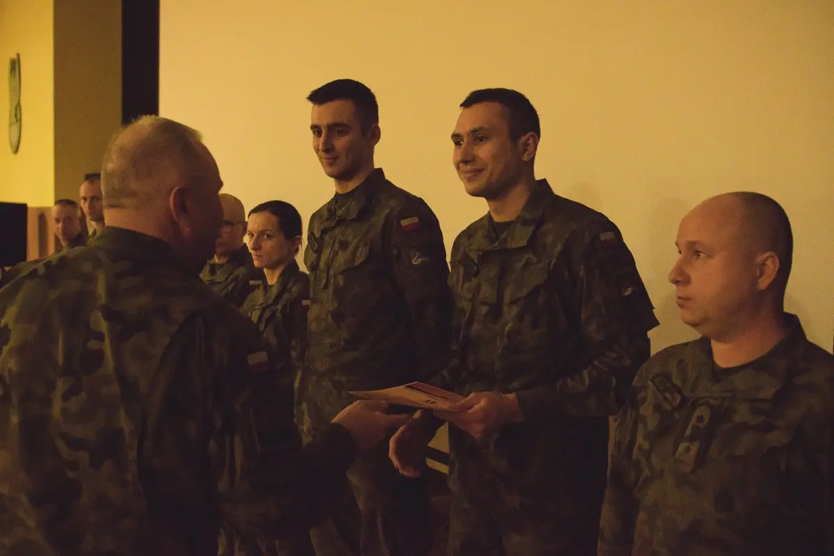 Odprawa roczna w 10 Brygadzie Kawalerii Pancernej