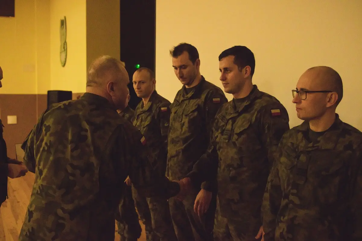 Odprawa roczna w 10 Brygadzie Kawalerii Pancernej